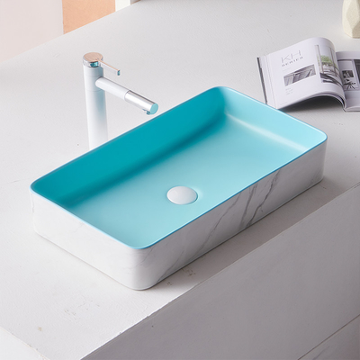 Modern Countertop Sanitary Ware Basin Ceramic Bathroom Pedestal Sink