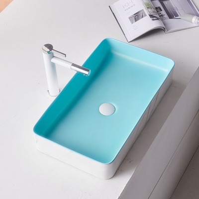 Modern Countertop Sanitary Ware Basin Ceramic Bathroom Pedestal Sink