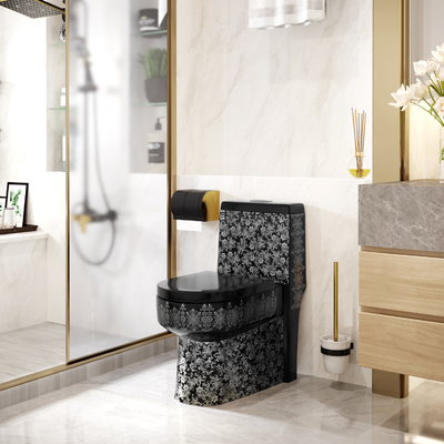 Floor Mounted 3L 6L 1 Piece Comfort Height Toilet  Super Swirl Flush