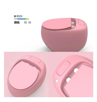 Mix Pit Spacing 305mm Single Piece Toilet Multicolor Touch Flushing