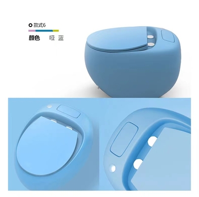 Mix Pit Spacing 305mm Single Piece Toilet Multicolor Touch Flushing