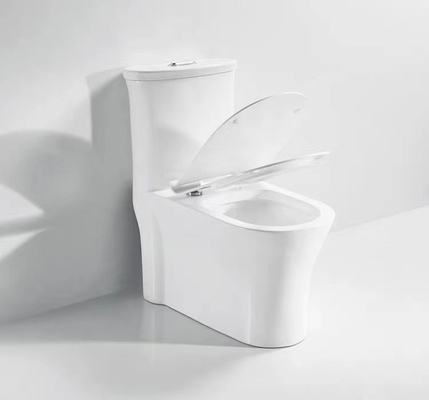 S Trap Siphonic One Piece Toilet Gravity Flushing Bathroom Suites