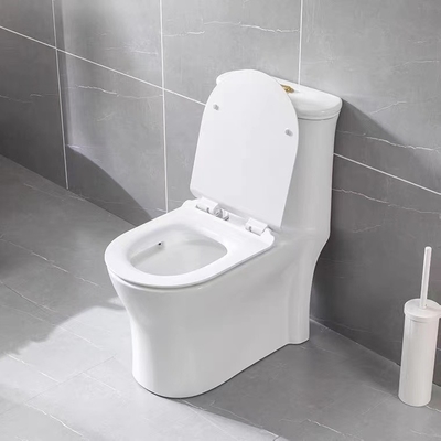 S Trap Siphonic One Piece Toilet Gravity Flushing Bathroom Suites