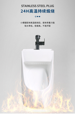 Ceramic Top Spud Wall Mounted Urinal With Wash Basin Save Water