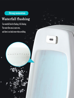 Gravity Flushing Wall Hung Urinal Bowl Top Spud For Male Or Kid