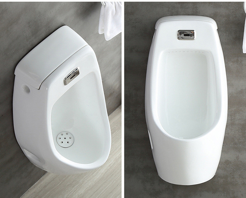 Gravity Flushing Wall Hung Urinal Bowl Top Spud For Male Or Kid