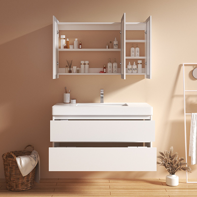 Plasticity Solid Wood Bathroom Cabinets