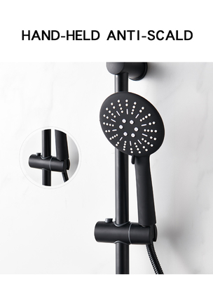 Wall Mounted SS304 Sanitary Ware Shower Thermostatic Faucets