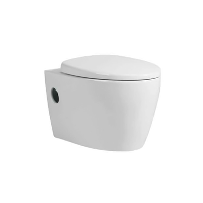 Sleek Seamless Ceramic Wall Hung Toilet Bowl Mix Pit Spacing 180mm