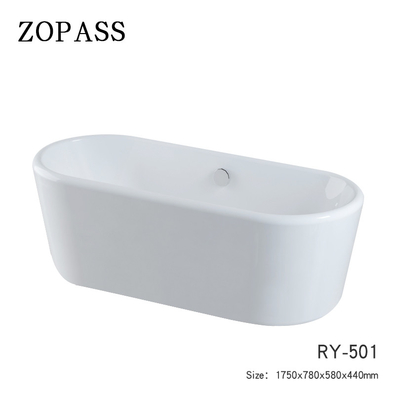 Deep Soaking Acrylic Free Standing Bathtubs Adult Massage Shower