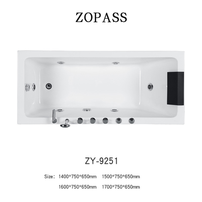 Acrylic Soaking Free Standing Bathtubs
