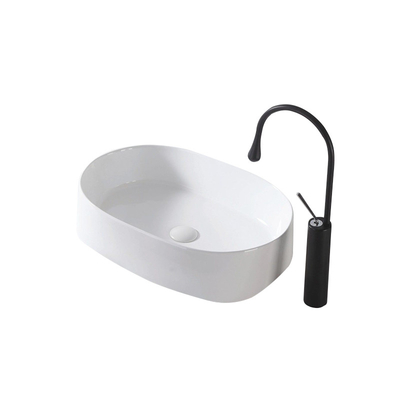 Counter Top 560*390*140mm Sanitary Ware Basin Easy To Clean Ceramic
