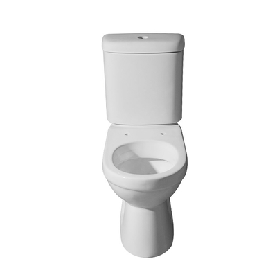 White Washdown Close Coupled Two Piece Toilets WC S Trap Dual Flush