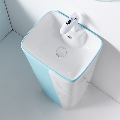 Freestanding Bathroom Sanitary Ware Basin Pedestal Vessel Vanity Sink