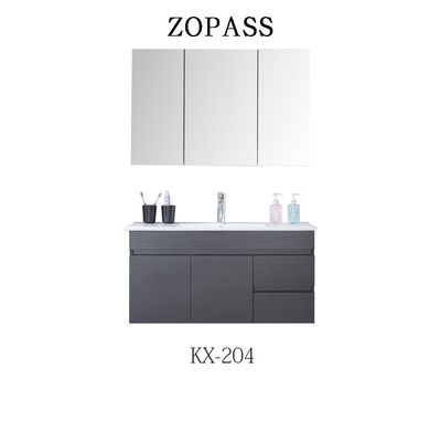 Plasticity Solid Wood Bathroom Cabinets For Hotel Villa Apartment