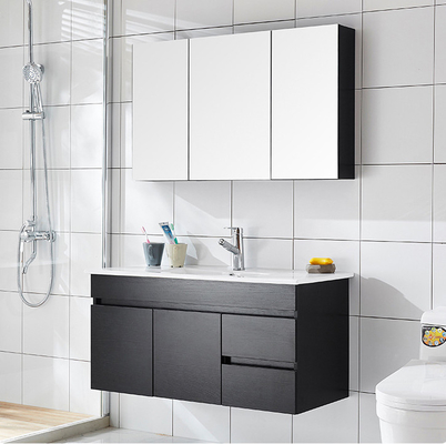 Plasticity Solid Wood Bathroom Cabinets For Hotel Villa Apartment