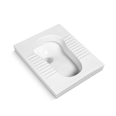 Hygienic Squat Pan Toilet Bowl Modern Desgin Eco Friendly Ceramic
