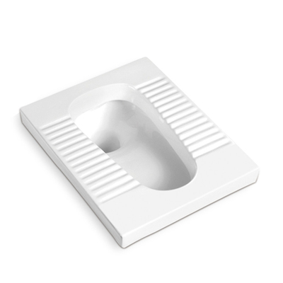 485X370X230mm Ceramic Squatting Pan Convenient Gravity Flushing