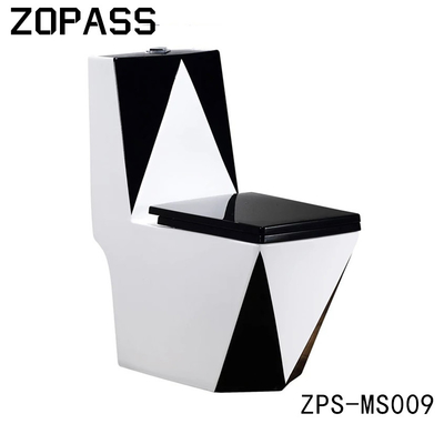 Gold Red Siphonic One Piece Toilet