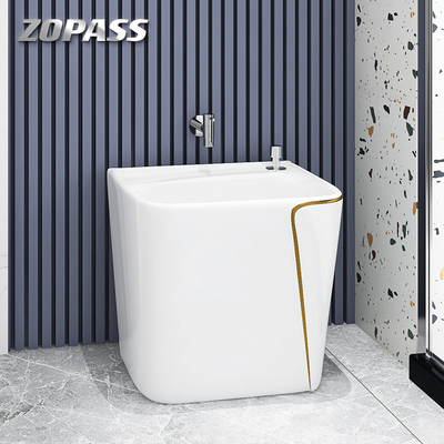 Ceramics Rectangular No Hole Large Mop Basin Household Easy Clean