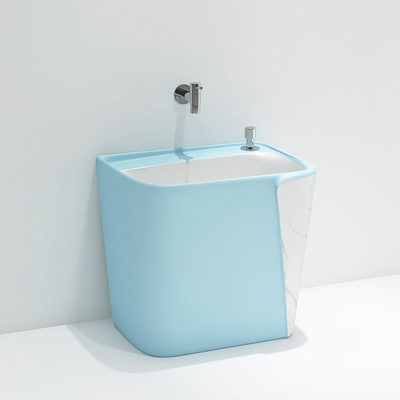 OEM ODM Colorful Ceramic Mop Sink Single Hole Bathroom Sanitary Ware