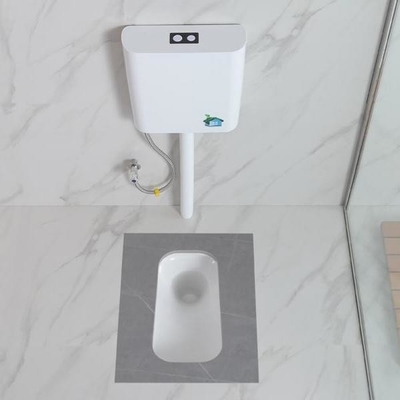 Modern Sintered Stone Squatting WC Pan Easy To Clean Durable Sanitary