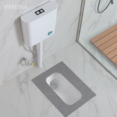 Modern Sintered Stone Squatting WC Pan Easy To Clean Durable Sanitary